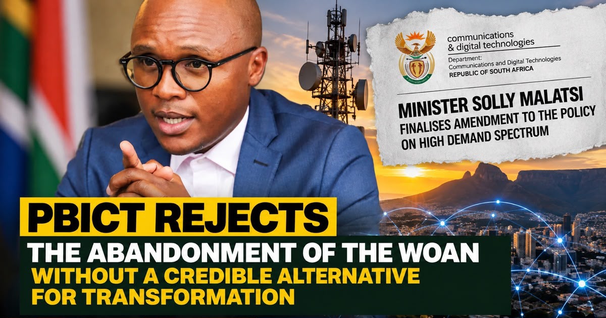 PBICT Rejects the Abandonment of the WOAN Without a Credible Alternative for Transformation